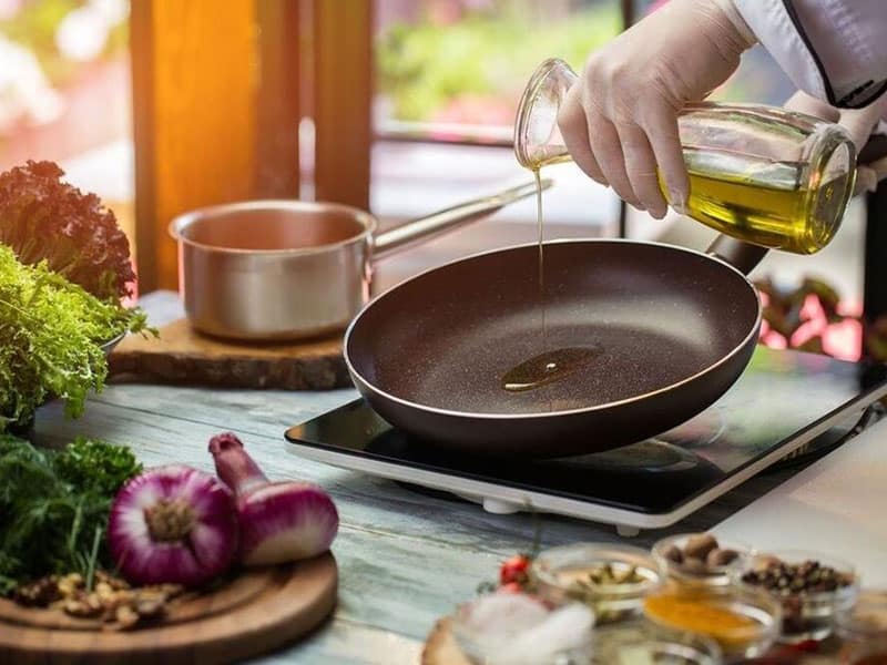 frying pan cooking