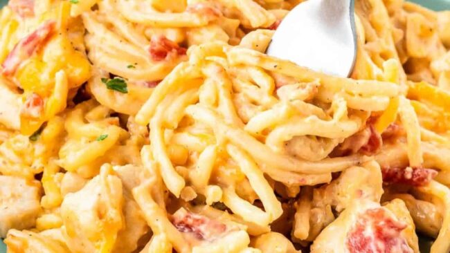 Chicken Spaghetti With Rotel