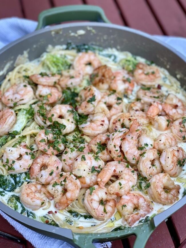 Elevated Shrimp Alfredo