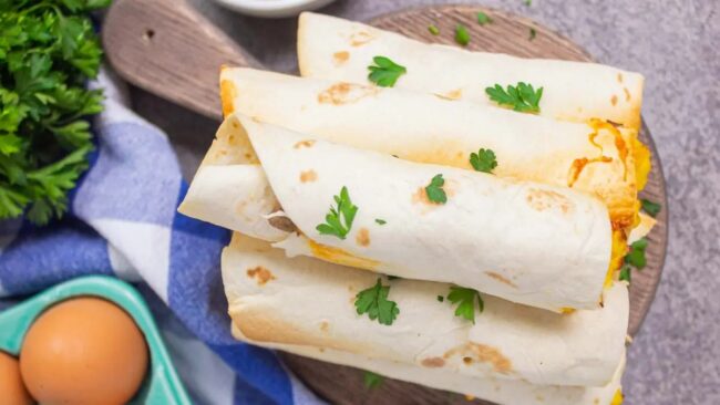 Air Fryer Breakfast Taquitos