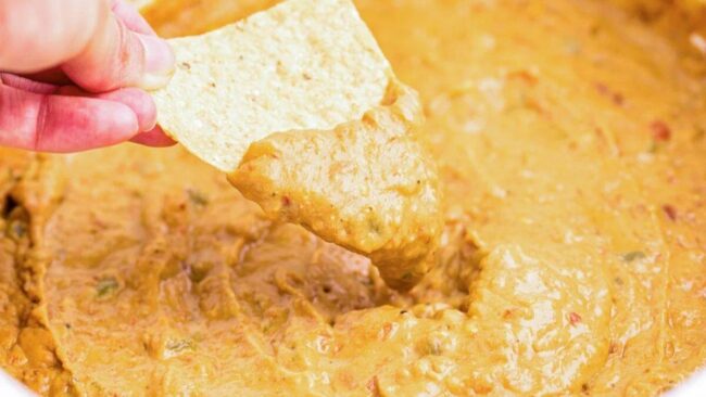 Slow Cooker Velveeta Bean Dip