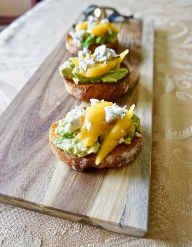 Mango, Blue Cheese & Avocado Toast