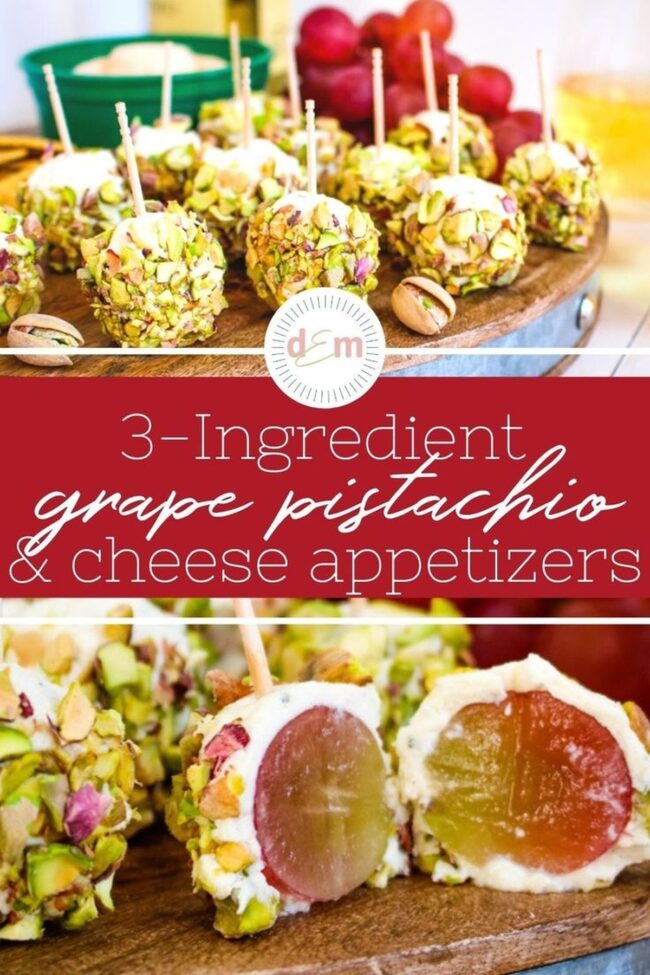 Pistachio Grape Cheese Appetizer