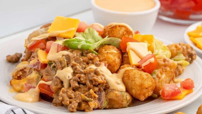 Big Mac Tater Tot Casserole