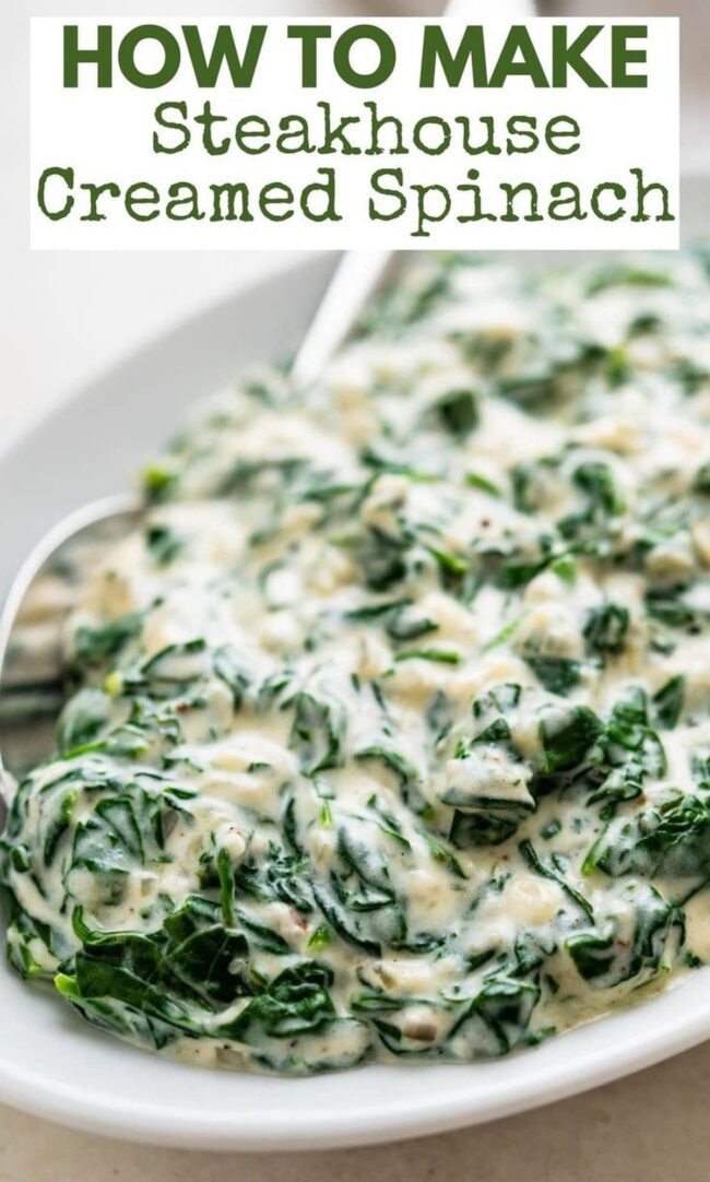 Steakhouse Creamed Spinach