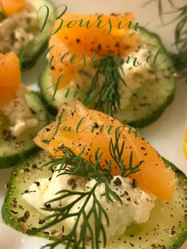 Boursin Cheese & Smoked Salmon Bites