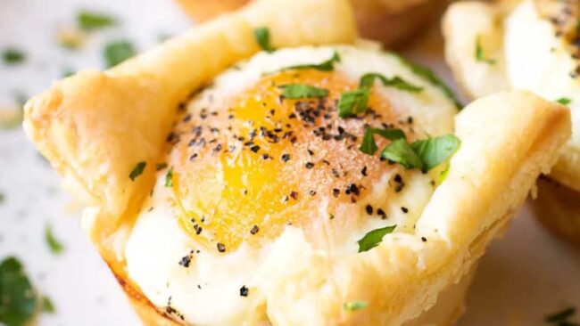 Bacon, and Ricotta Breakfast Cups