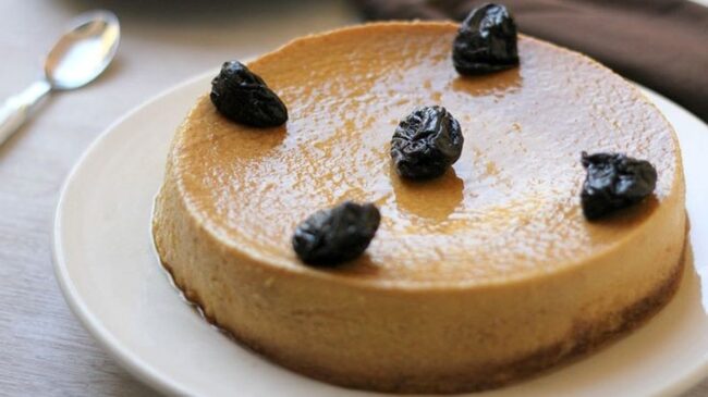 Flan De Ciruela Pasa