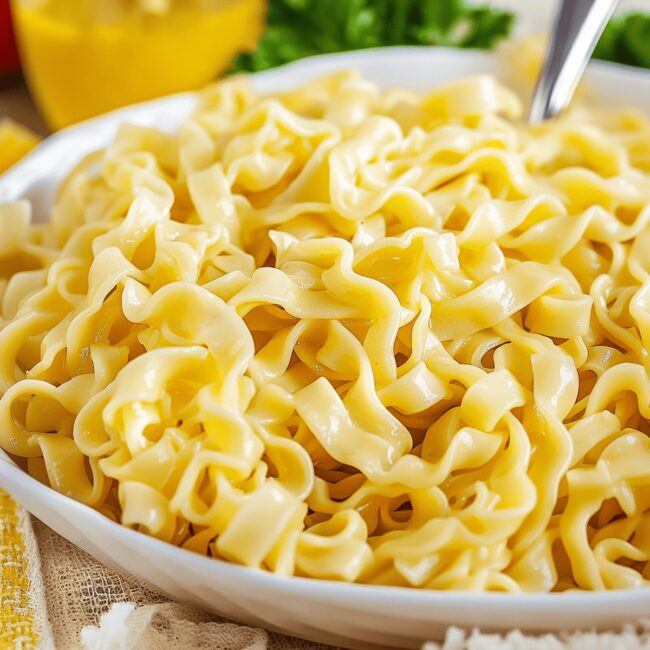 Creamy Cafeteria Noodles Recipe