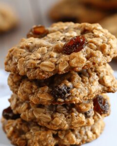 Chewy Oatmeal Raisin Cookies Recipe