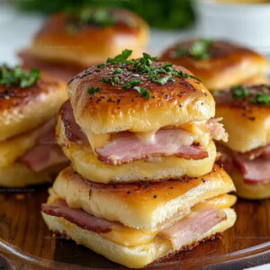 Sweet Savory Hawaiian Ham Cheese Sliders Recipe