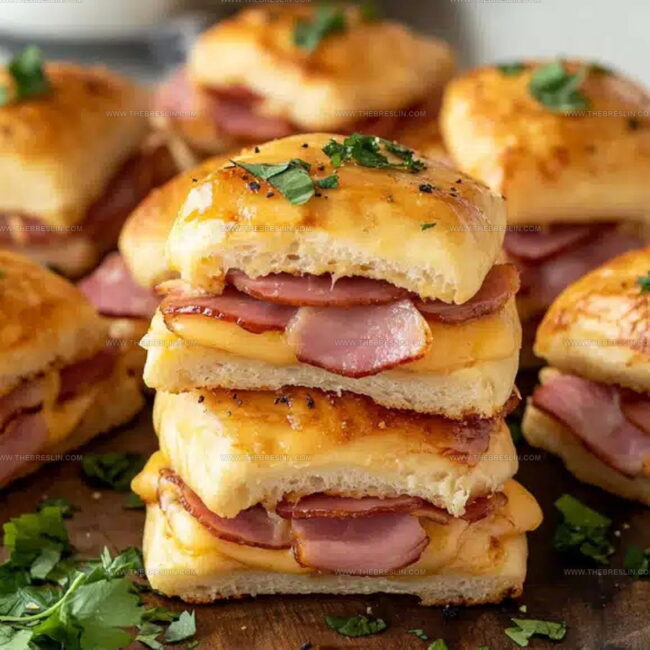 Steps to Assembling and Baking Hawaiian Ham and Cheese Sliders